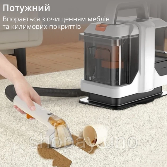Универсальный моющий пылесос DOCTOR-101 для чистки для ковров, текстиля, мебели и автомобиля | Зображення 3