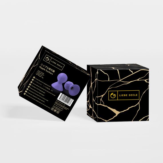 Присоски для сосков Liebe Seele Nipple Suckers Purple, силикон | Зображення 1