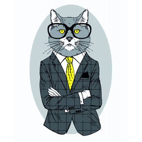 Картина по номерам Rosa Start Fashion Cat 35 х 45 см (N00013266) (4823098514275) - Топ Продаж!