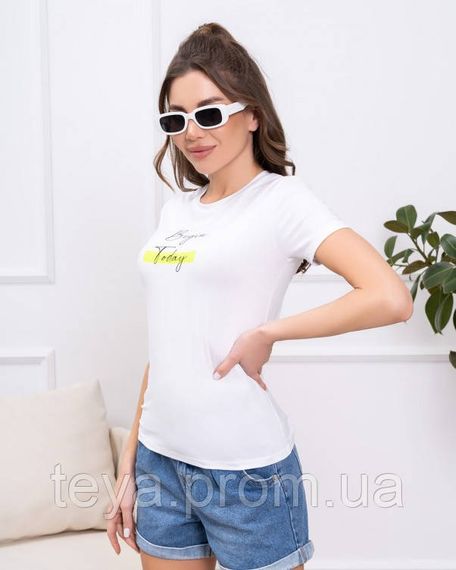 Футболка для жінок білий колір XL FI_006925 | Зображення 1