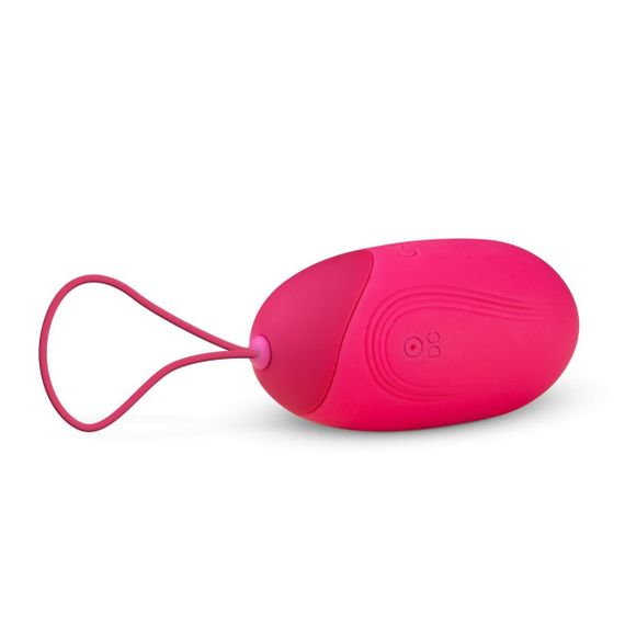 Віброяйце XL Easytoys, з дистанційним пультом, силіконове, рожеве, 8 х 3.8 см | Зображення 1