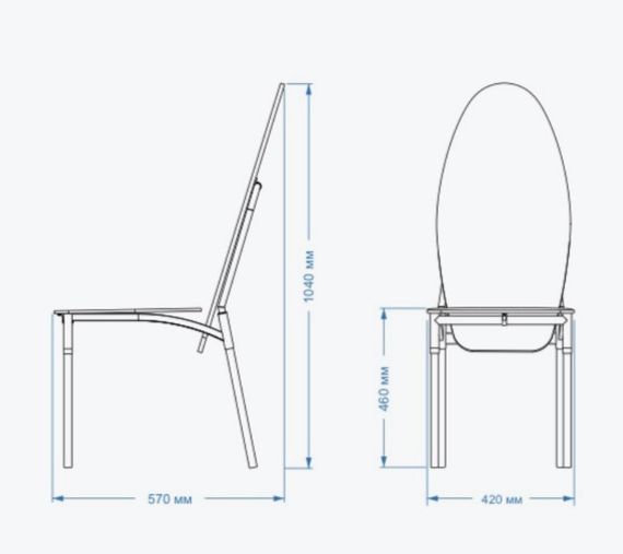 Гладильная доска - стул трансформер ЛЮКС | Зображення 1