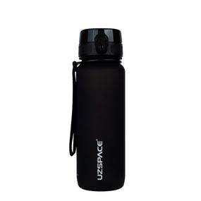 Пляшка для води UZSPACE 3053(Black) 800 мл, чорна