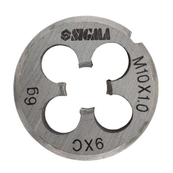 Плашка M10*1,0 мм SIGMA