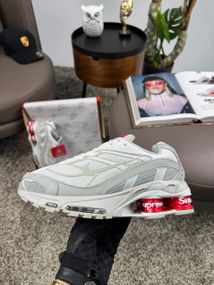 Кросівки Supreme Shox Ride 2 SP Grey White Red (топ якість) 45 28