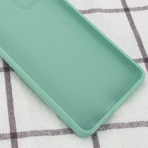 Силиконовый чехол Candy Full Camera для Samsung Galaxy S21 FE Зеленый / Menthol | Зображення 2