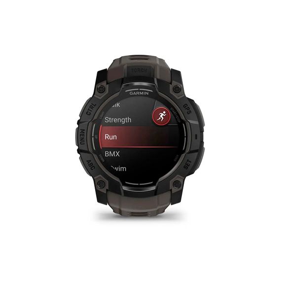 Смарт-годинник Garmin Instinct 3, 50mm, AMOLED, Black Bezel with Charcoal Band, GPS (010-03020-00) | Зображення 3
