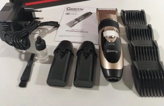 Тример Geemy GM-6066 с двумя сменными аккумуляторами 5W | Зображення 1