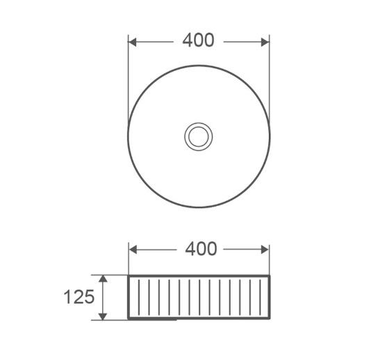 Раковина накладна Mixxus Premium Wave-0101 MP6491) | Зображення 1