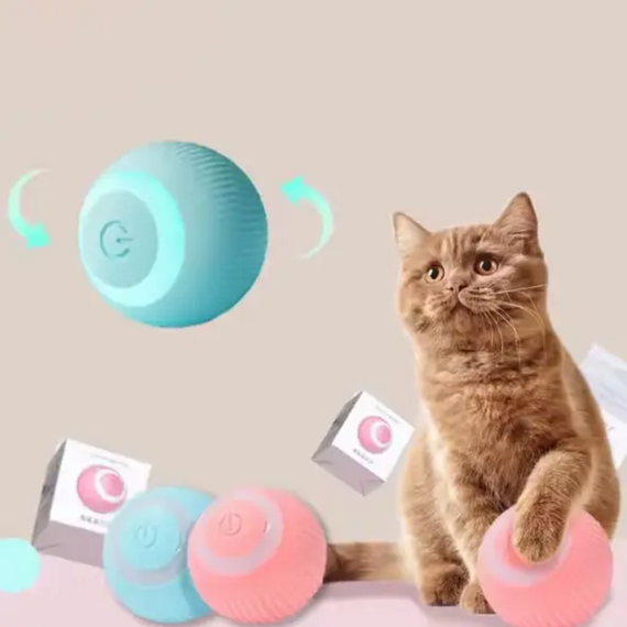 М'ячик для котів і собак, розумний м'ячик для тварин, інтерактивна іграшка м'яч для котів | Зображення 4