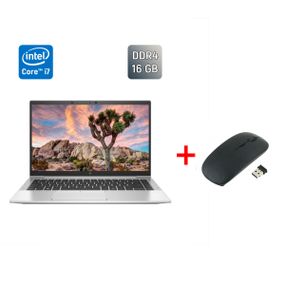 Ультрабук HP EliteBook 840 G8 / 14" (1920x1080) IPS / Intel Core i7-1185G7 (4 (8) ядра по 3.0 - 4.8 GHz) / 16 GB DDR4 / 512 GB SSD / Intel Iris Xe Graphics / WebCam / TouchID / Windows 11 б/в + Подарунок Бездротова миша / USB