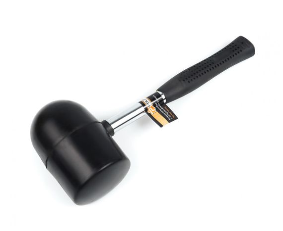 Киянка Polax гумова 1250 г Чорна (39-002)