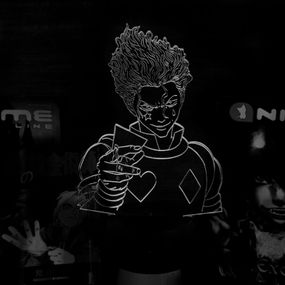 Акриловый светильник-ночник Хисока Мороу 3 белый tty-n001861