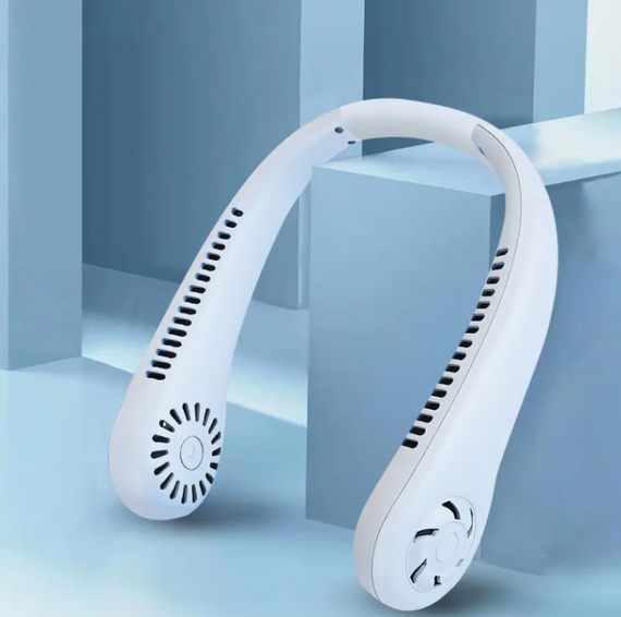Вентилятор Безлопатевий мінівентилятор для шиї з 3 рівнями обдування акумуляторний   знижка | Зображення 3