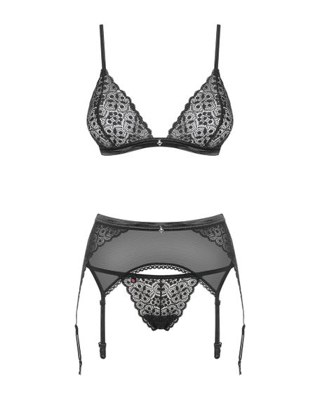 Комплект білизни - Obsessive Shibu Set Black S/M Sex Aura | Зображення 4