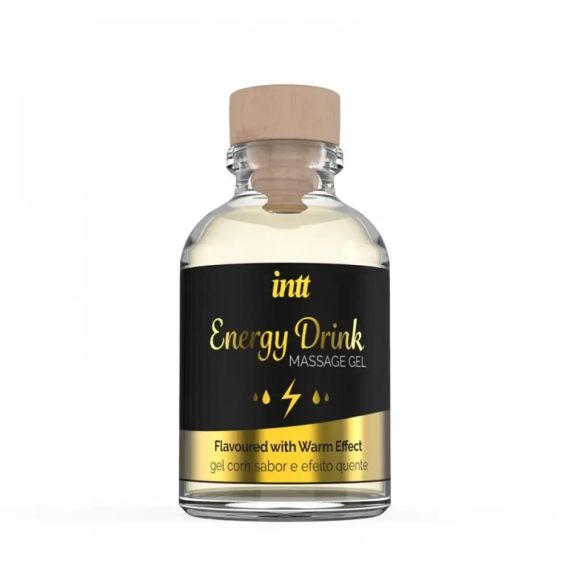 Масажний гель з ефектом зігрівання Intt Energy Drink 30 мл Sex Aura | Зображення 1