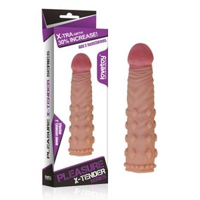 Насадка на член Lovetoy Pleasure X-Tender Penis Sleeve Flesh 2, тілесний