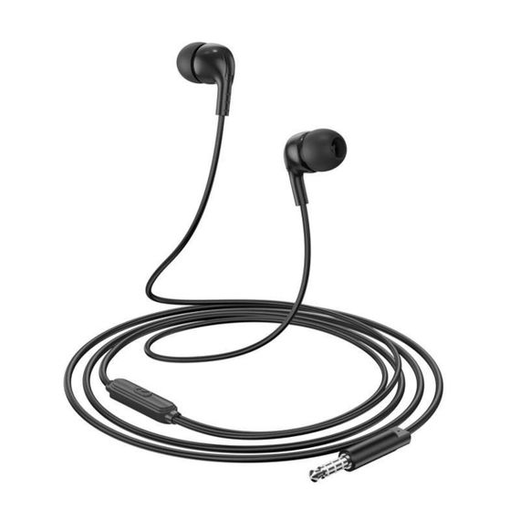 Навушники BOROFONE BM83 Craft universal earphones with mic Black | Зображення 2