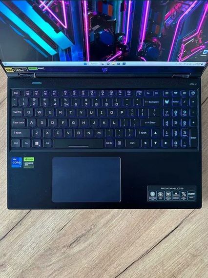 Ноутбук Acer Predator Helios 16 2K IPS 165Hz i7 13700HX 16Gb SSD 1Tb RTX 4060 Б/В | Зображення 3