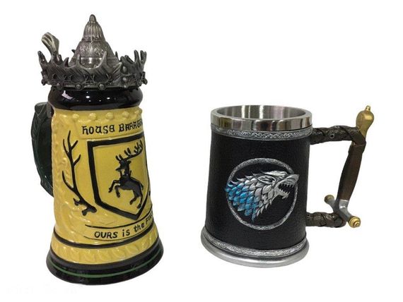 Подарочный набор Кружка Game Of Thrones House Герб Баратеонов Игра Престолов и Winter Is Coming Stark | Зображення 1