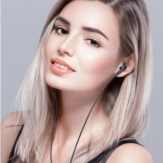 Навушники BOROFONE BM83 Craft universal earphones with mic Black | Зображення 3