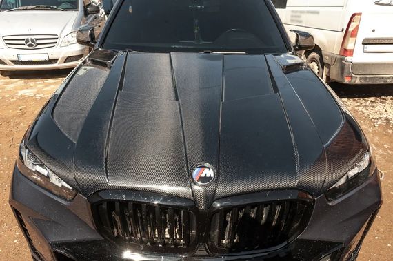 Карбоновий капот (G06/F96) для BMW X6 G06 2019- рр | Зображення 8