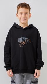 Худі з принтом для хлопчика Dinomin M-310 116 см Чорний shop (2000999486777)
