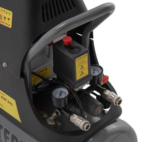 Компресор 24 л, 8 aтм, 206 л/хв INTERTOOL PT-0009 | Зображення 5