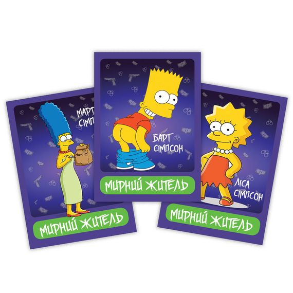Настольная игра The Simpsons Mafia (Мафия Симпсоны) | Зображення 2