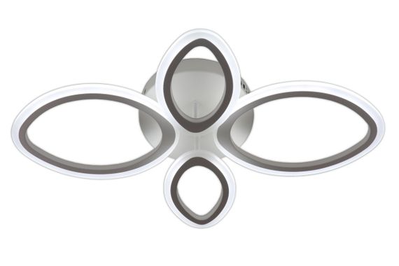 Люстра світлодіодна стельова LED світильник для квартири на стелю лед з пультом 25613 Білий 11х40х62 см.