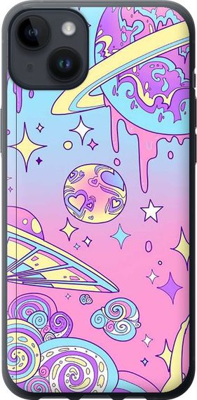 Чехол на iPhone 14 Plus Розовая галактика "4146u-2645-17620"