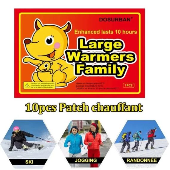 Хімічні грілки для тіла 20 шт, для спини, шиї та плечей, активуються повітрям, зігрівають до 10 годин | Зображення 6