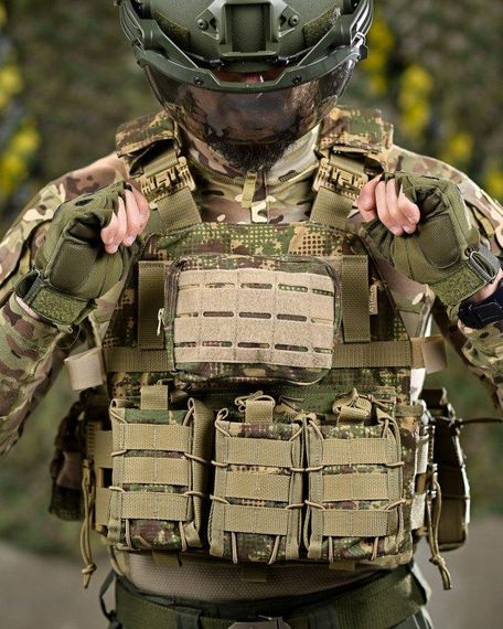 Плитоноска Attack  варан 4 точки  быстрого сброса   ВТ 2532 | Зображення 4