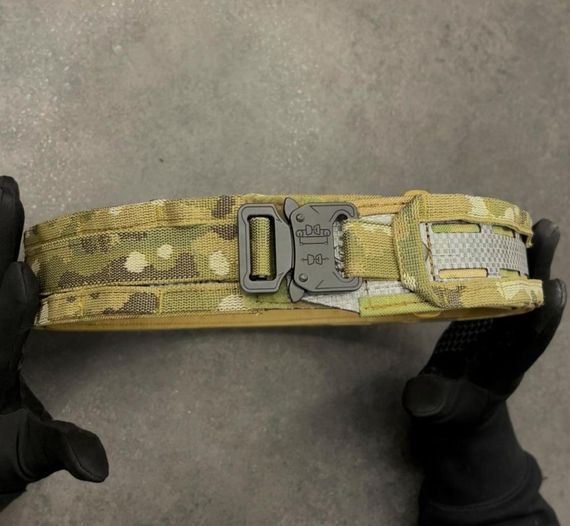 Військово-тактичний ремінь композитний пластик Range Belt D-Ring Cobra Buckle мультикам