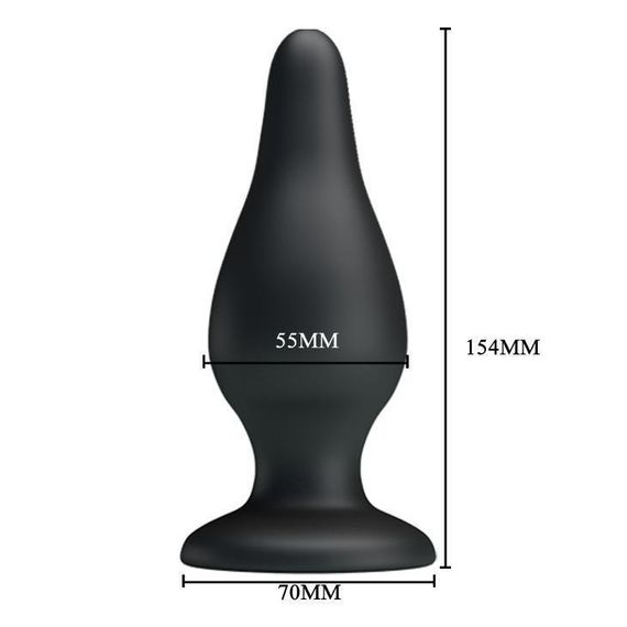 Анальна пробка PRETTY LOVE -SILICONE BUTT PLUG ANAL Sex Aura | Зображення 4