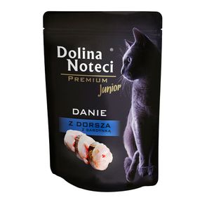 Вологий корм для кошенят з тріскою та сардиною Dolina Noteci Premium Kitten Pouch Cod and Sardine Dish, 85 гр