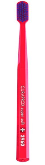 Зубна щітка Curaprox CS 3960 "Super Soft", d 0,12 мм. Червоний з синім (RB)