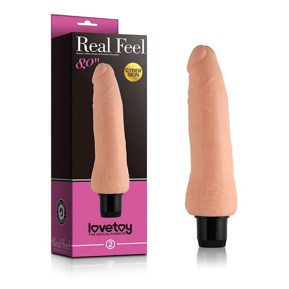 Вібратор DILDO 8'' REAL FEEL Sex Aura | Зображення 1