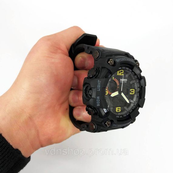 Чоловічі водонепроникні спортивні наручні годинники skmei SKMEI, Водонепроникні чоловічі годинники HK-61 | Зображення 1