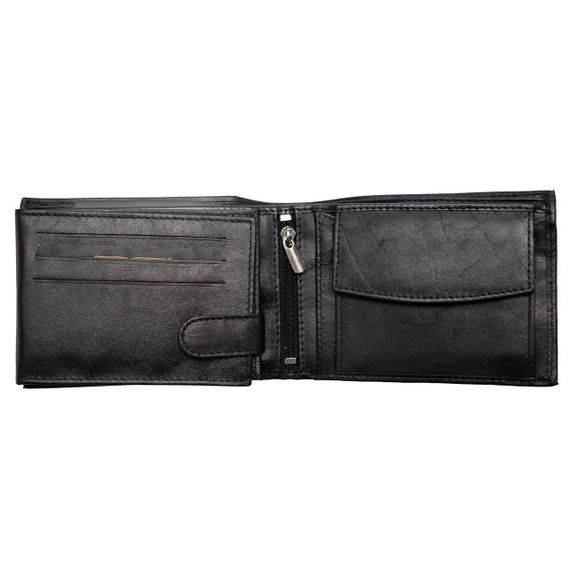 Портмоне чоловіче шкіряне Semi Line RFID Black (P8276-0) | Зображення 1