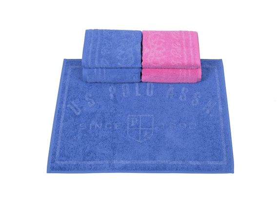 Набір рушників U.S. Polo Assn 8855 США 50*100+70*140 см  Махра Комбінований