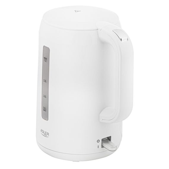 Електрочайник Adler AD 1386 білий 2,2 л, 2200 Вт | Зображення 1
