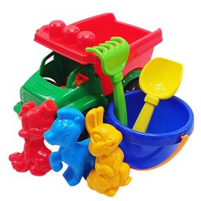 Детский песочный набор "Самосвал Тотоша №3" 0183(Red-Green)