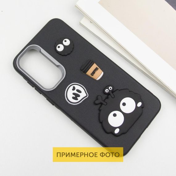 Чехол TPU Leather Toys для Xiaomi Redmi 13C / Poco C65 Monster / Black | Зображення 1