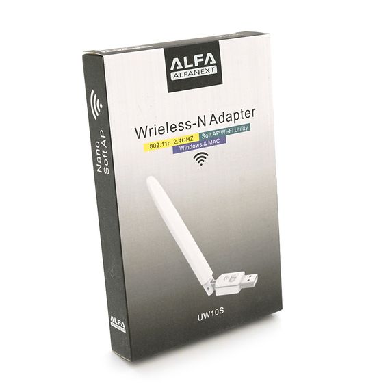 Бездротовий мережевий адаптер з антеною 10см Wi-Fi-USB LV-UW10S - 7601, 802.11bgn, 150MB, 2.4 GHz, WIN7/XP/Vista/2K/MAC/LINUX, | Зображення 1