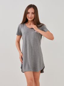 Нічна сорочка жіноча Fleri F60191 40 Сірий shop (2000999610363)