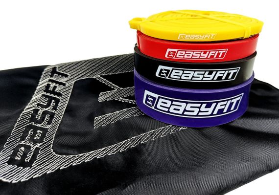 Гумові петлі EasyFit: набір 1-45 кг (4 шт) (EF-1454s) | Зображення 4
