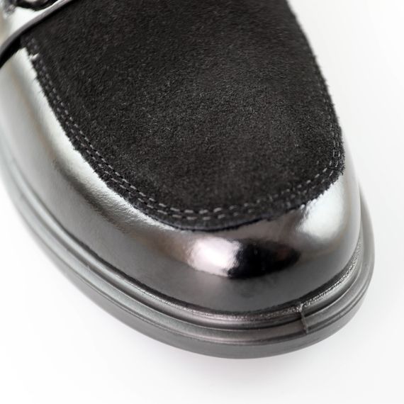 Лофери жіночі шкіряні 591480 Чорні 37 38 39 40 41 42 | Зображення 3