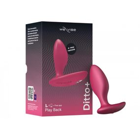 Анальная пробка з вибрацией We-Vibe Ditto+ Cosmic Pink с пультом и управлением с телефона Sex Aura