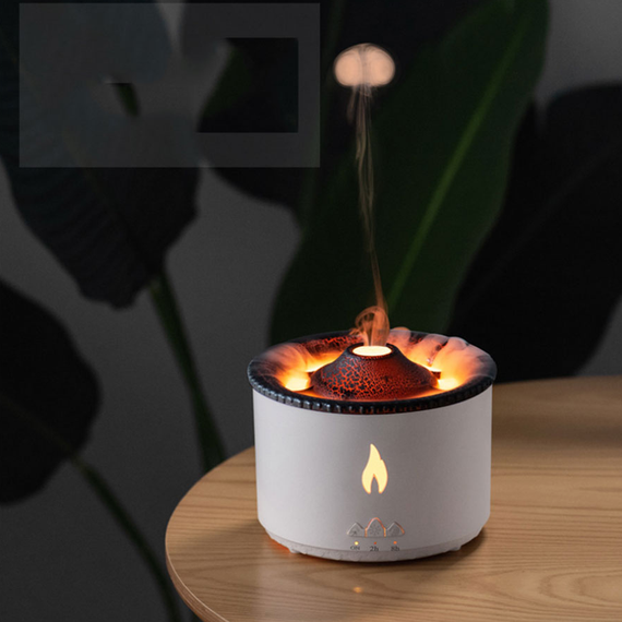Ультразвуковий зволожувач повітря XIAOMI "Вулкан" з імітацією диму Білий (sv2603) | Зображення 8